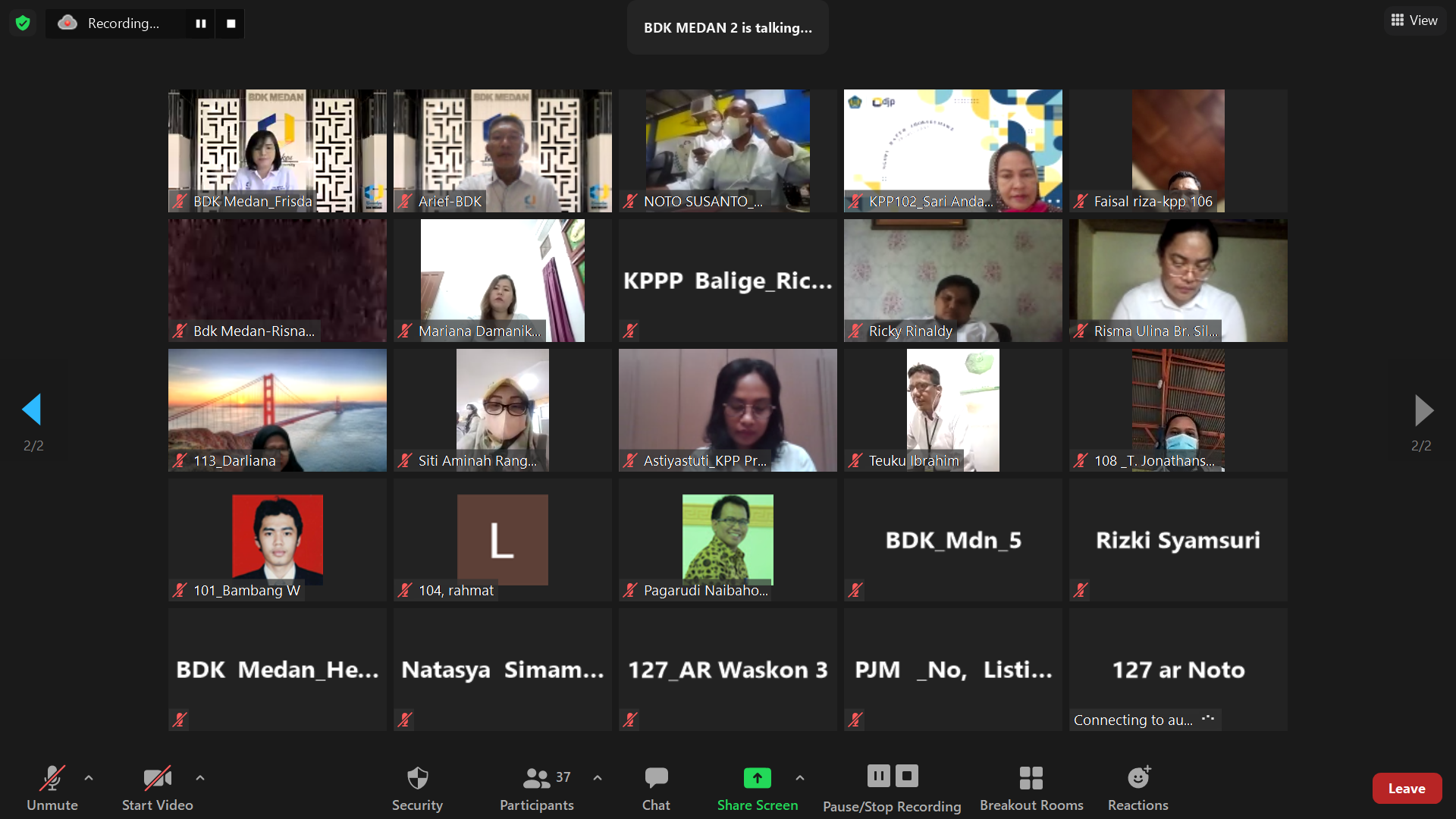 Pembukaan Pelatihan Jarak Jauh Penguasaan Wilayah dengan Optimalisasi Media Internet Angkatan I